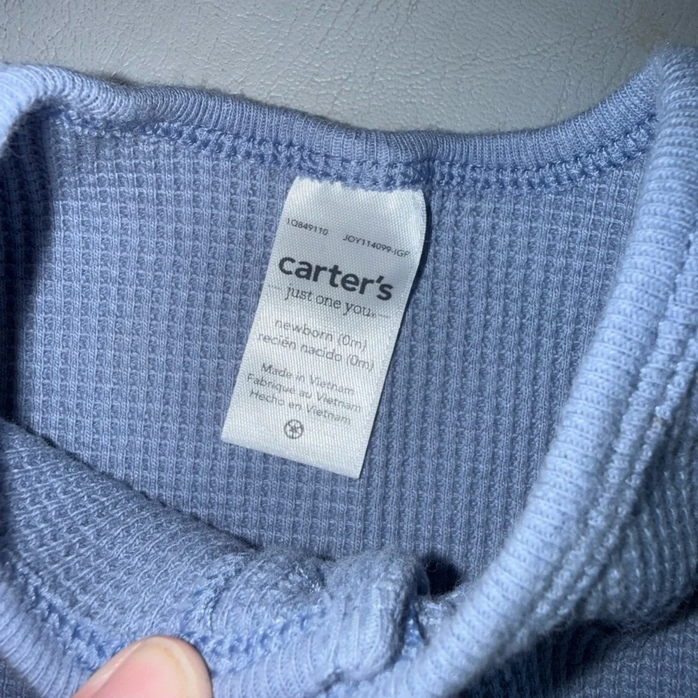 Carter's Soft Blue‎ Newborn Outfit